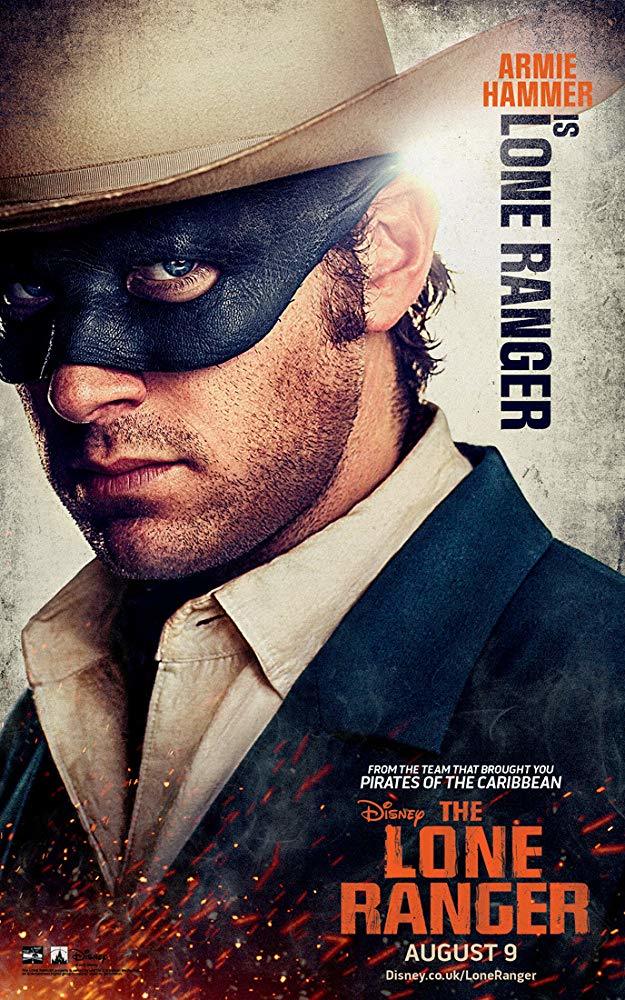 آرمی هامر در پوستری از فیلم سینمایی «رنجر تنها» (The Lone Ranger)